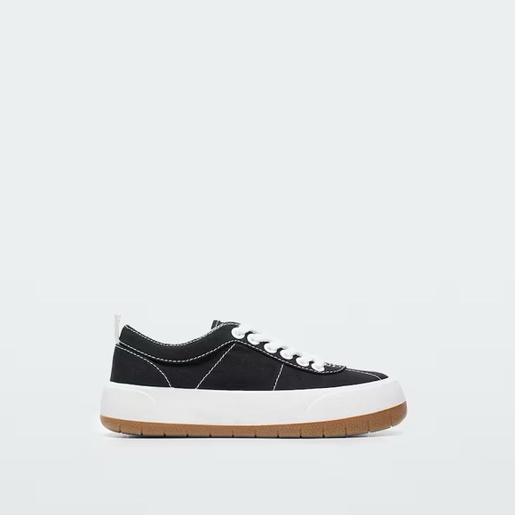 Mango Platform lace-up sneakers - Picture 4 of 10